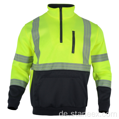 Customized Logo Reflective Mantel hohe Sichtbarkeit Hoodies